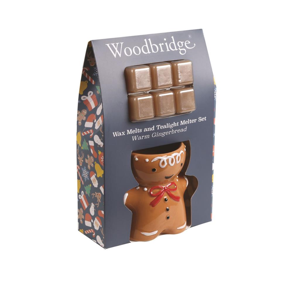 Woodbridge Gingerbread Man Wax Melt Warmer Gift Set £7.19